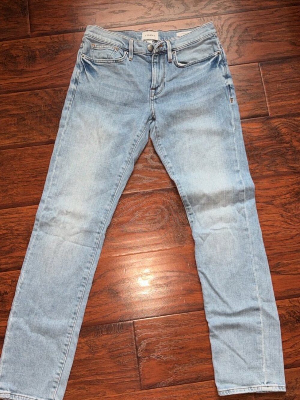 FRAME L'Homme Slim Jeans Size 30 Very Light Blue Wash
